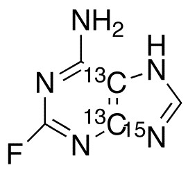 2-Fluoroadenine-13C2,15N