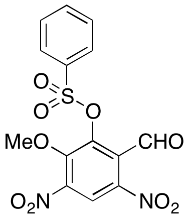 2-Formyl-6-methoxy-3,5-dinitrophenyl Benzenesulfonate