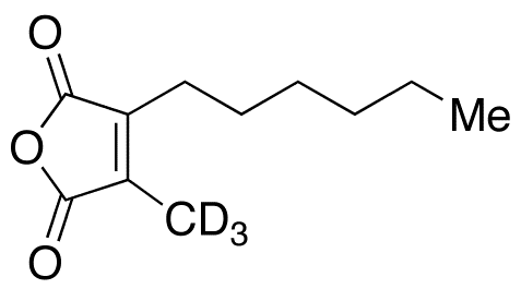 2-Hexyl-3-methylmaleic Anhydride-d3