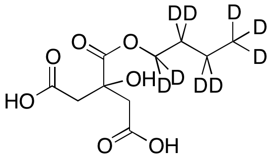 2-Hydroxy-1,2,3-propanetricarboxylic Acid 2-Butyl Ester-d9