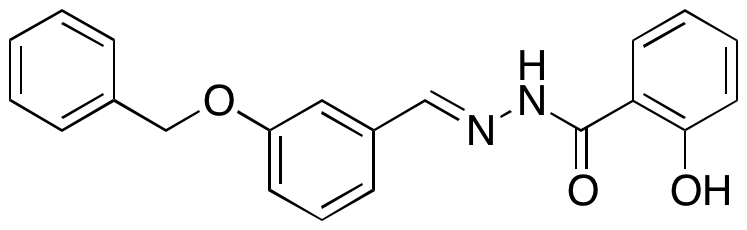 2-Hydroxy-2-[[3-(phenylmethoxy)phenyl]methylene] Hydrazide Benzoic Acid