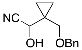 2-Hydroxy-2-(1-(hydroxymethyl)cyclopropyl)acetonitrile Benzyl Ester