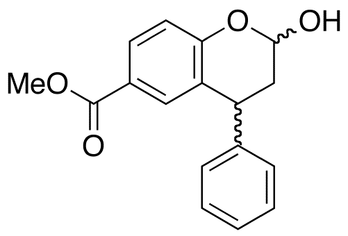 2-Hydroxy-4-phenyl-6-methoxycarbonyl-2,3-dihydrobenzopyran (Mixture of Diastereomers)