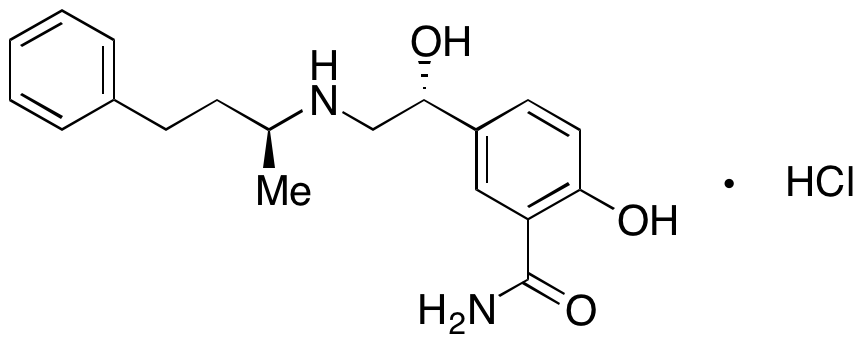 2-Hydroxy-5-[(1R)-1-hydroxy-2-[[(1S)-1-methyl-3-phenylpropyl]amino]ethyl]-benzamide Hydrochloride