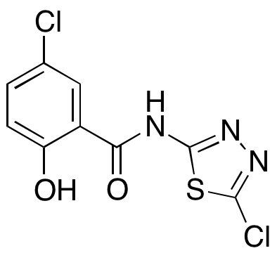 2-Hydroxy-5-chloro-N-(5-chloro-2-thiadiazolyl)benzamide