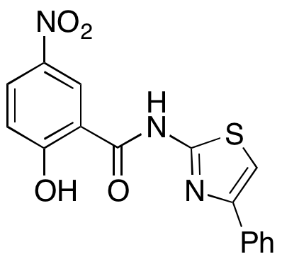 2-Hydroxy-5-nitro-N-(4-phenyl-2-thiazolyl)benzamide