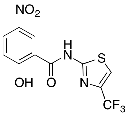 2-Hydroxy-5-nitro-N-(4-trifluoromethyl-2-thiazolyl)benzamide