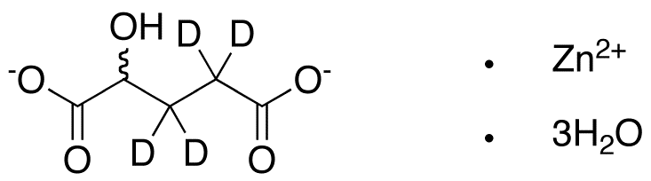 2-Hydroxyglutaric Acid-d4 Zinc Salt Hydrate