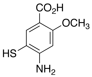 2-Methoxy-4-amino-5-mercaptobenzoic Acid