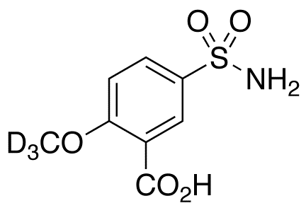 2-Methoxy-5-sulfamoylbenzoic Acid-d3