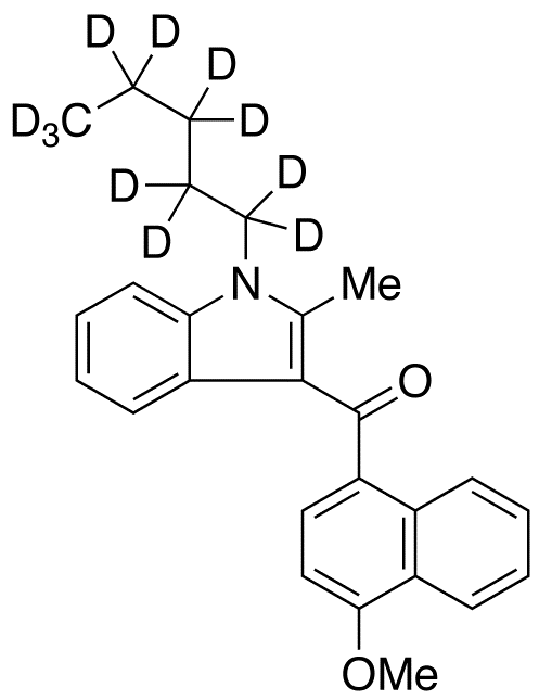 2-Methyl-1-pentyl-3-(4-methoxynaphthoyl)indole-d11