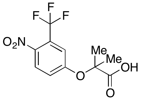 2-Methyl-2-(4-nitro-3-(trifluoromethyl)phenoxy)propanoic Acid