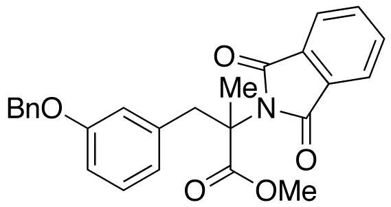 2-Methyl-2-phthalimidyl-3-(3’-benzoxyphenyl)propionic Acid Methyl Ester