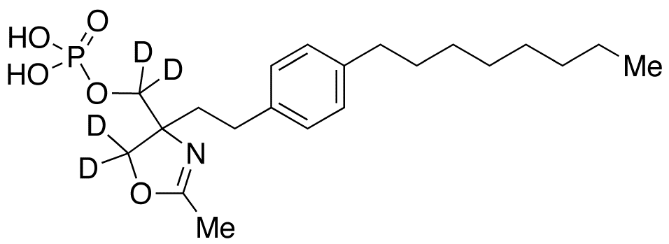 2-Methyl-4-[2-(4-octylphenyl)ethyl]-4,5-dihydro-1,3-oxazol-4-yl-methyl-d4 Phosphate