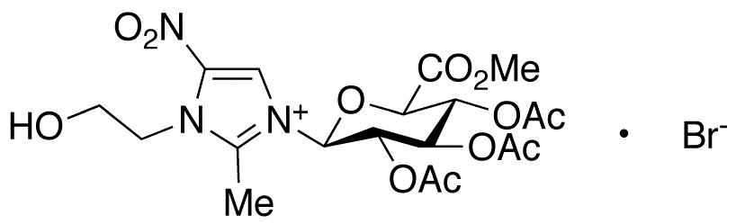 2-Methyl-5-nitro-1H-imidazole-1-ethanol 1-β-D-Glucopyranosiduronic Acid Methyl Ester 2,3,4-Triacetate Bromide