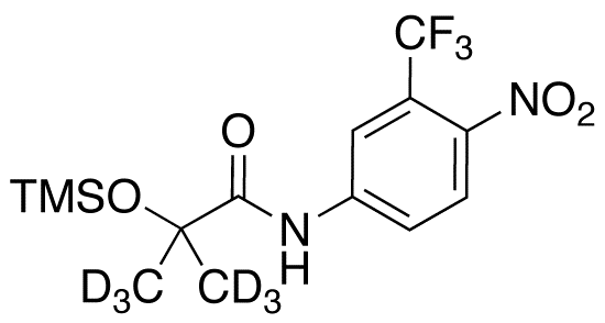 2-Methyl-N-(4-nitro-3-trifluoromethylphenyl)-2-trimethylsilyloxypropamide-d6