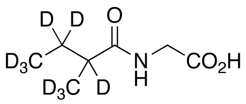 2-Methylbutyrylglycine-d9