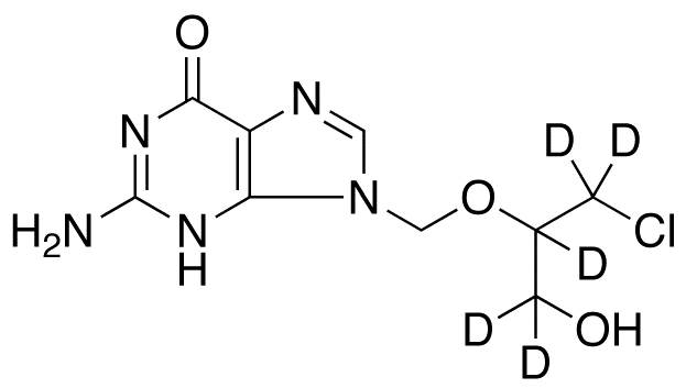 2’-Monodehydroxy-2’-chloro Ganciclovir-d5