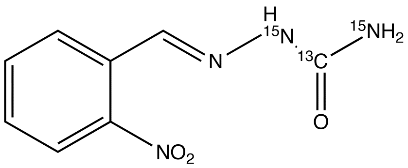 2-Nitrobenzaldehyde Semicarbazone-13C,15N2