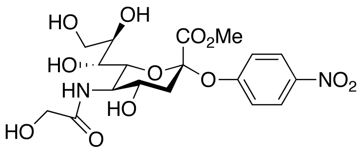 2-O-(p-Nitrophenyl)-α-D-N-glycolylneuraminic Acid Methyl Ester