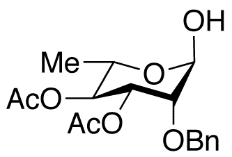 2-O-Benzyl-3,4-di-O-acetyl-α-L-rhamnopyranoside