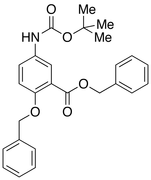 2-O-Benzyl-5-(N-tert-butyloxycarbonyl)aminosalicylic Acid Benzyl Ester