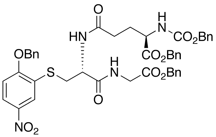 2-O-Benzyl-S-(4-nitro-2-hydroxyphenyl)-N-carboxybenzyl glutathione Dibenzyl Ester