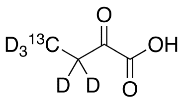 2-Oxobutanoic Acid-13C,d5 Sodium Salt