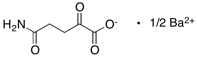 2-Oxoglutaramic Hemibarium Salt