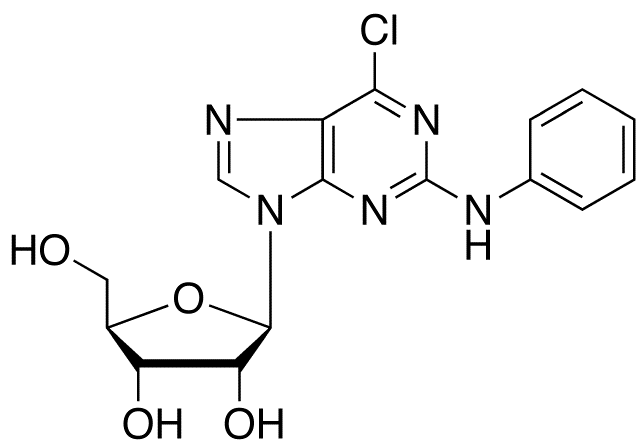 2-Phenylamino-6-chloropurine-9-β-D-riboside