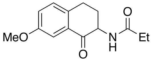 2-Propanamido-7-methoxy-3,4-dihydronaphthalen-1-(2H)-one