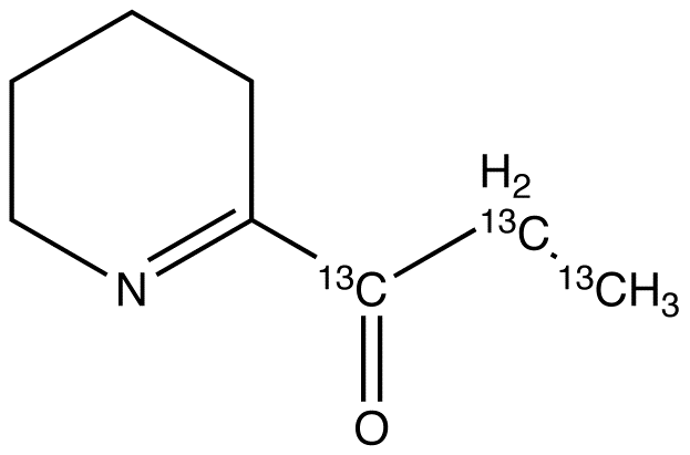 2-Propionyl-3,4,5,6-tetrahydropyridine-13C3