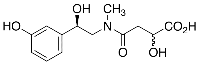 2(R,S)-Hydroxy-4[[(2R)-2-hydroxy-2-(3-hydroxyphenyl)ethyl]methylamino]-4-oxo-butanoic Acid