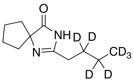 2-n-Butyl-d7-1,3-diazaspiro[4.4]non-1-en-4-one