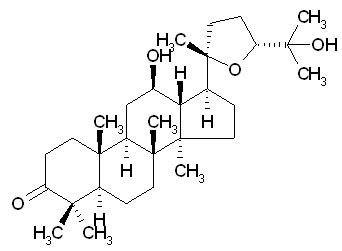 20S,24R-Epoxydammar-12,25-diol-3-one