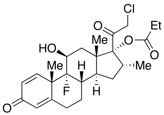 21-Chloro-9-fluoro-11β,17-dihydroxy-16α-methylpregna-1,4-diene-3,20-dione 17-Propionate