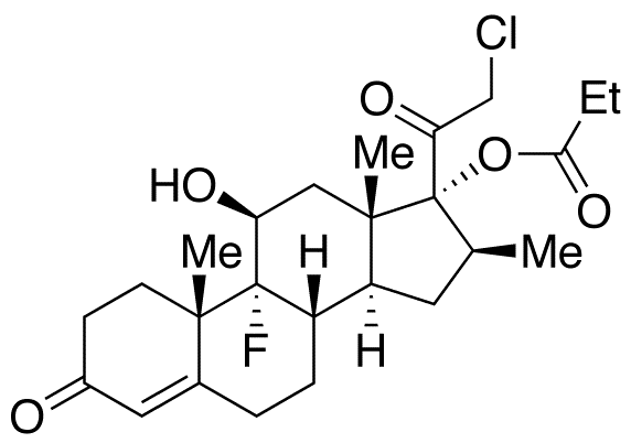 21-Chloro-9-fluoro-11β,17-dihydroxy-16β-methylpregn-4-ene-3,20-dione 17-Propionate