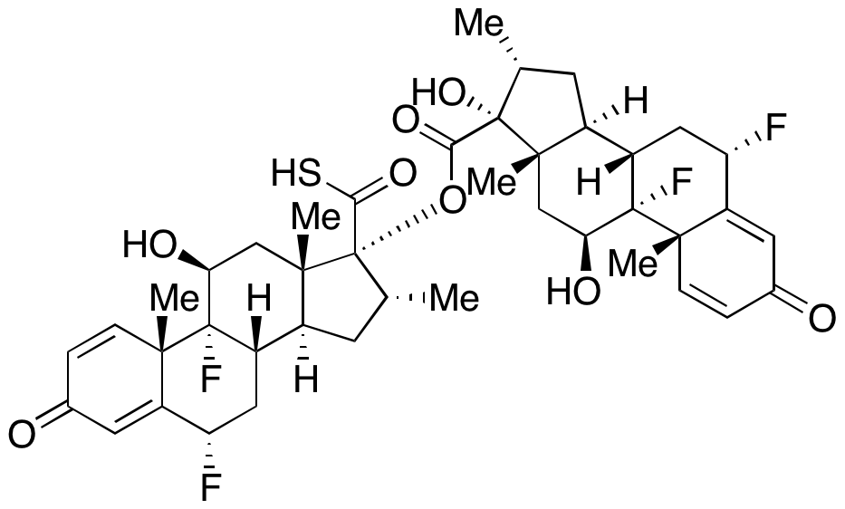 21-Thiocarboxylic Acid Fluticasone Dimer Impurity