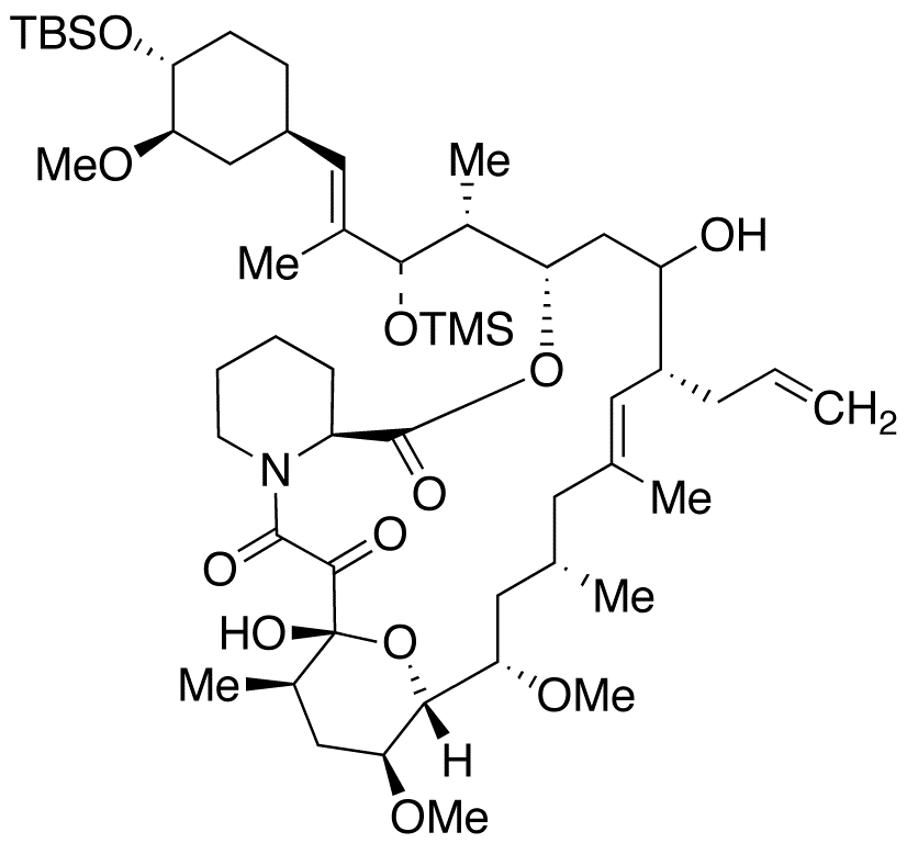 22-Hydroxy-33-O-tert-butyldimethylsilyloxy-27-O-trimethylsilyl-iso-FK-506