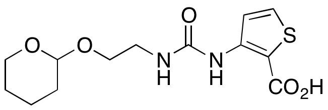 3-[[[[2-[(Tetrahydro-2H-pyran-2-yl)oxy]ethyl]amino]carbonyl]amino]-2-thiophenecarboxylic Acid