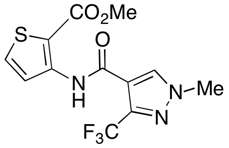 3-[[[1-Methyl-3-(trifluoromethyl)-1H-pyrazol-4-yl]carbonyl]amino]-2-thiophenecarboxylic Acid Methyl Ester