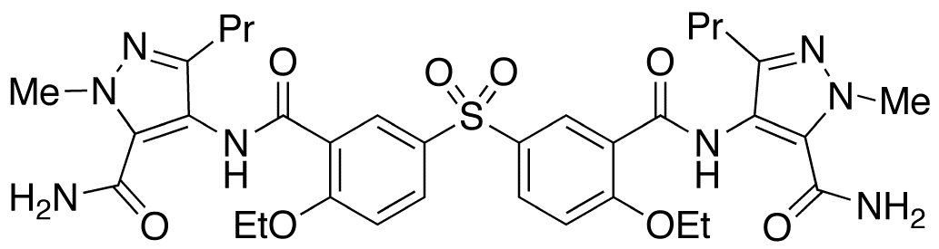 3-[[[5-Aminocarbonyl-1-methyl-3-propyl-1H-pyrazol-4-yl]amino]carbonyl]-4-ethoxy-benzenesulfonyl Dimer