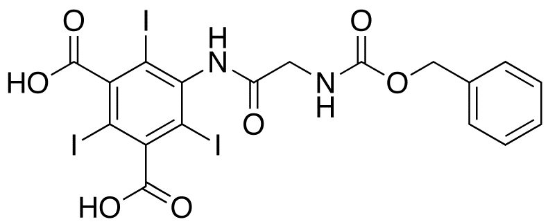 3-[(2-(Benzyloxycarbonyl)aminoacetyl)amino]-2,4,6-triiodoisophthalic Acid