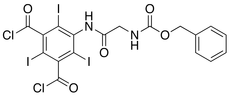 3-[(2-(Benzyloxycarbonyl)aminoacetyl)amino]-2,4,6-triiodoisophthaloyl Dichloride