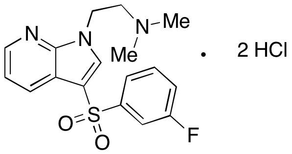 3-[(3-Fluorophenyl)sulfonyl]-N,N-dimethyl-1H-pyrrolo[2,3-b]pyridine-1-ethanamine Dihydrochloride