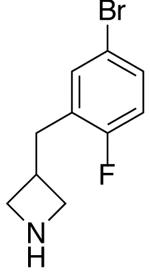 3-[(5-Bromo-2-fluorophenyl)methyl]azetidine