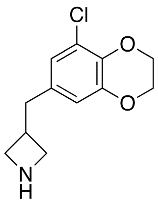 3-[(8-Chloro-2,3-dihydro-1,4-benzodioxin-6-yl)methyl]azetidine