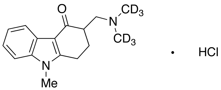 3-[(Dimethylamino)methyl]-1,2,3,9-tetrahydro-9-methyl-4H-carbazol-4-one-d6 Hydrochloride