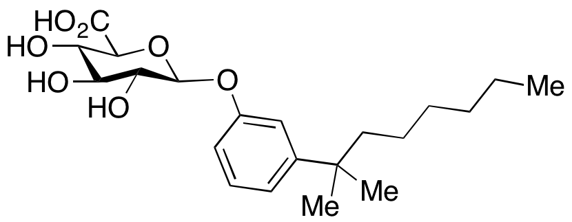 3-(1,1-Dimethylheptyl)phenol β-D-Glucopyranosiduronic Acid