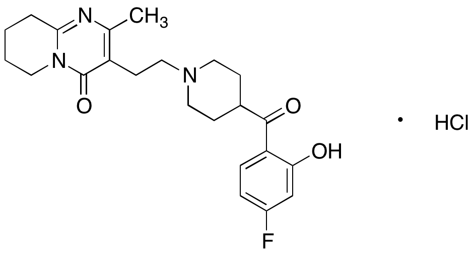 3-[2-[4-(4-Fluoro-2-hydroxybenzoyl)-1-piperidinyl]ethyl]-6,7,8,9-tetrahydro-2-methyl-4H-pyrido[1,2-a]pyrimidin-4-one Hydrochloride